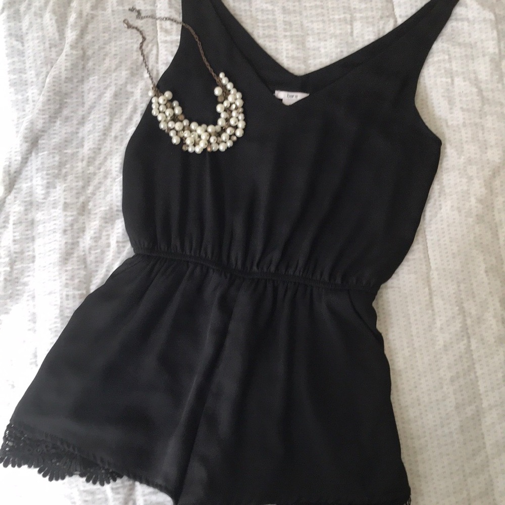 Bar III Black Romper